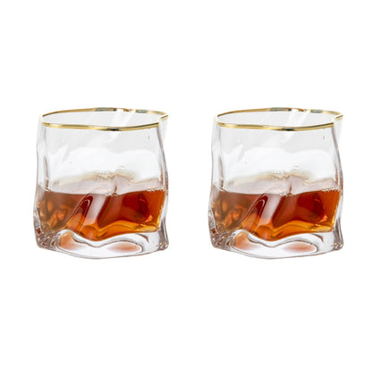 Distort Texture Whisky Glass Set