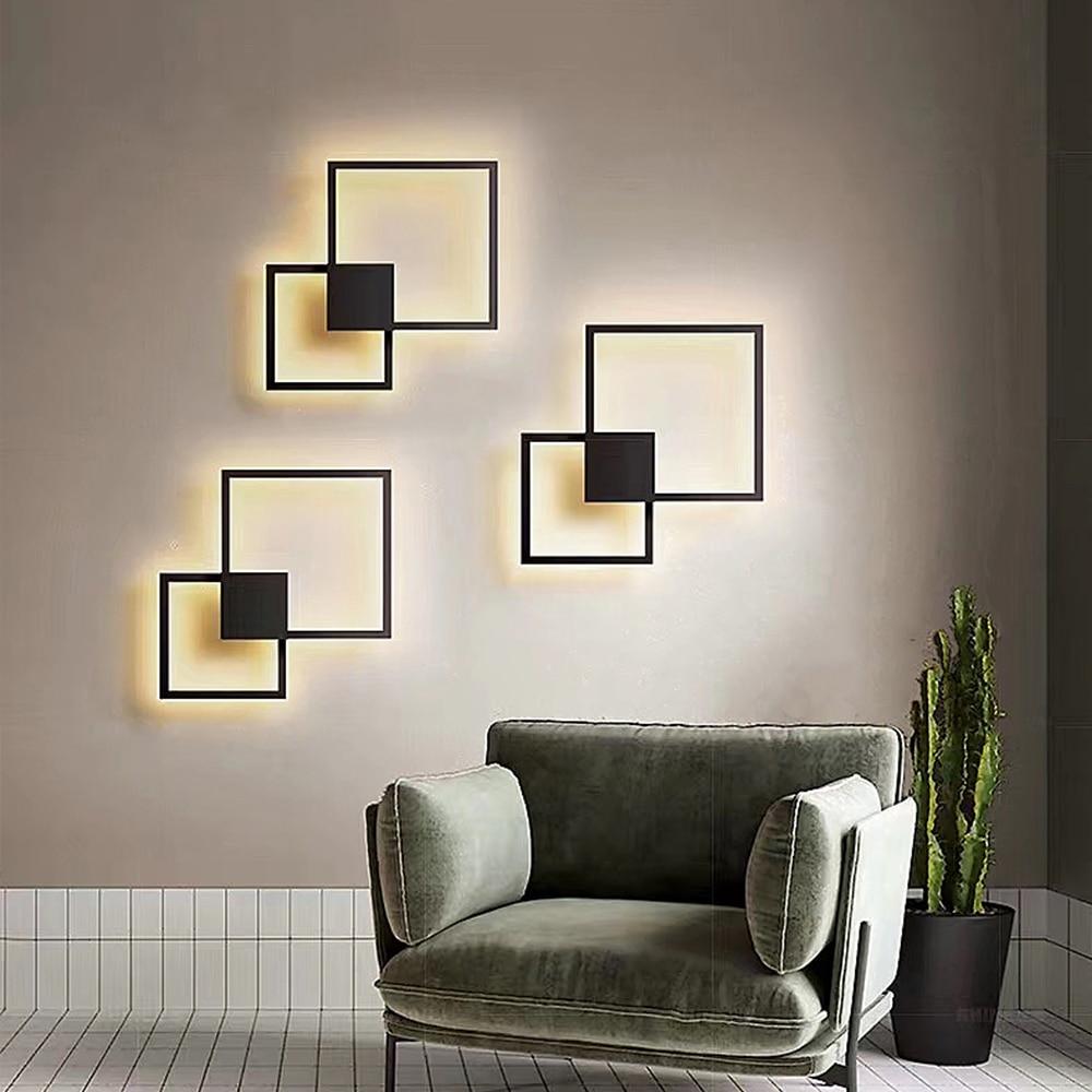 DIY LED Square/Circle Wall Lamp