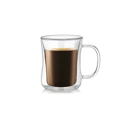 Double-Wall Glass Coffee Mug