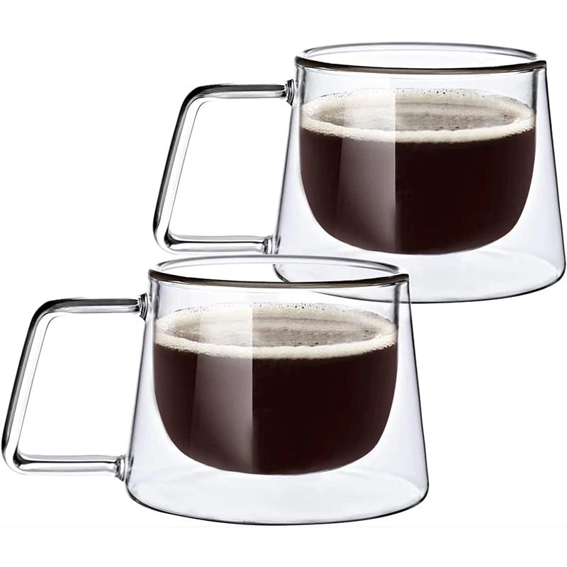 Double-Wall Glass Coffee Mug