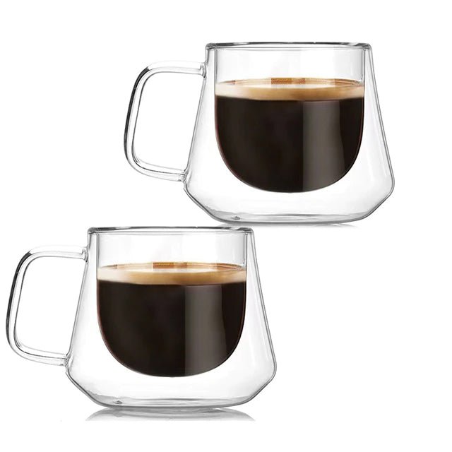 Double-Wall Glass Coffee Mug