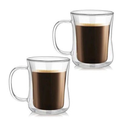 Double-Wall Glass Coffee Mug