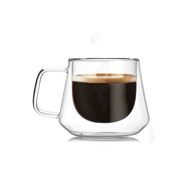 Double-Wall Glass Coffee Mug