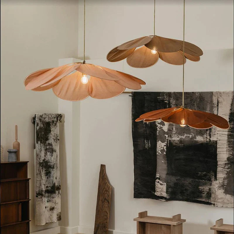 petal pendant lights