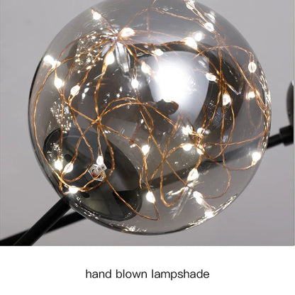 NobleLuminance - Glass Ball Chandelier