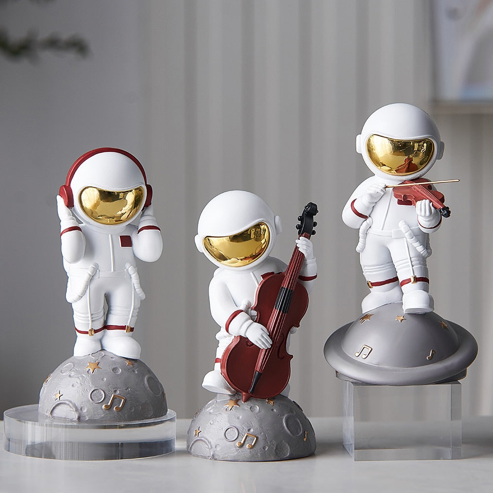 Astronaut Band Figurine