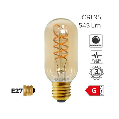 E27 4W Amber LED Light Bulb