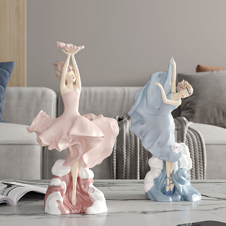 Dancing Ballet Girl Figurine