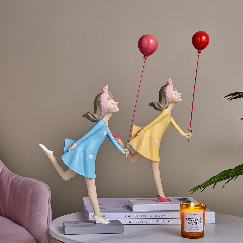 Balloon Girl Wall Decor