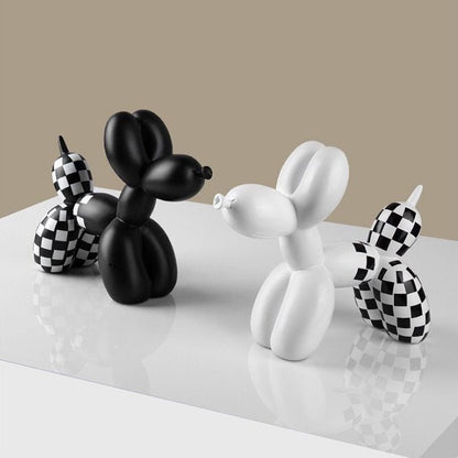 Black & White Balloon Dog