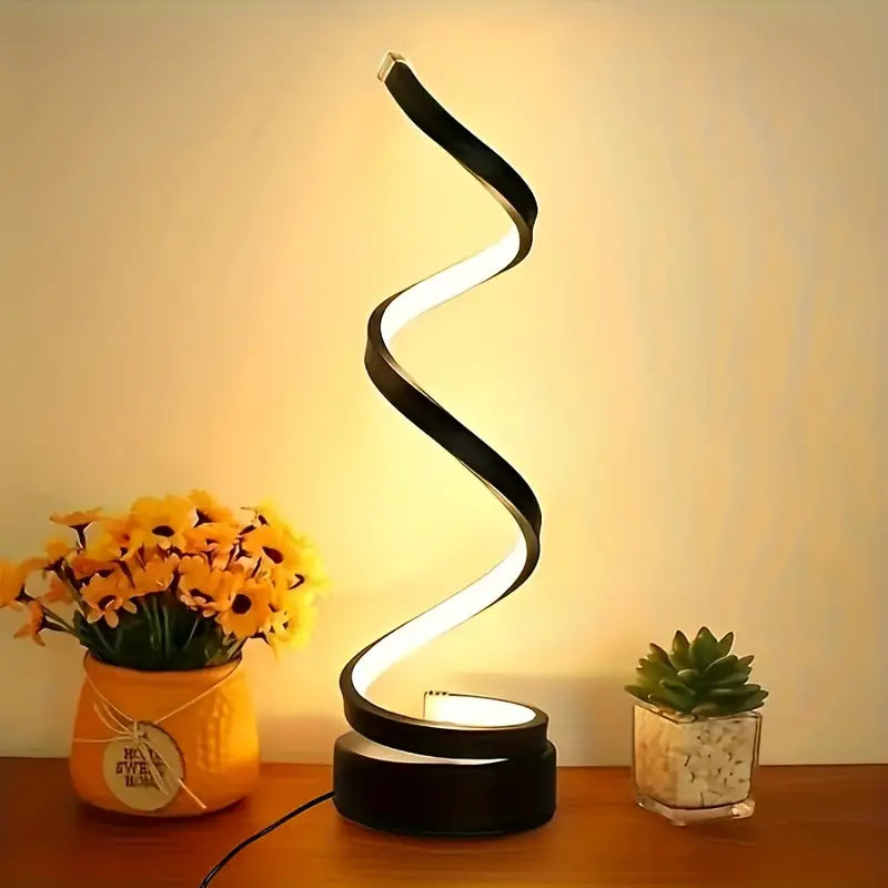 GloedCurve - Compact and Versatile Spiral Lamp