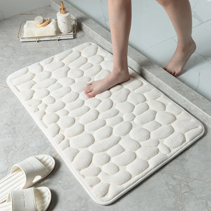 Cobblestone Memory Foam Bath Mat