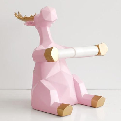 Elephant & Deer Toilet Paper Holder for Bathroom