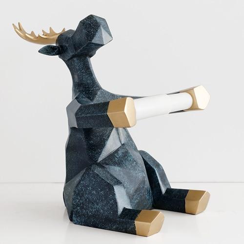 Elephant & Deer Toilet Paper Holder for Bathroom