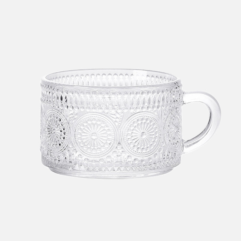 Vintage Texture Glass Mug