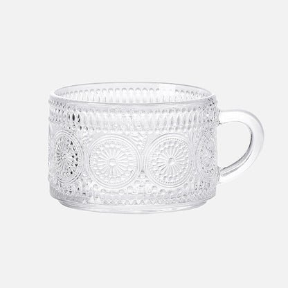 Vintage Texture Glass Mug