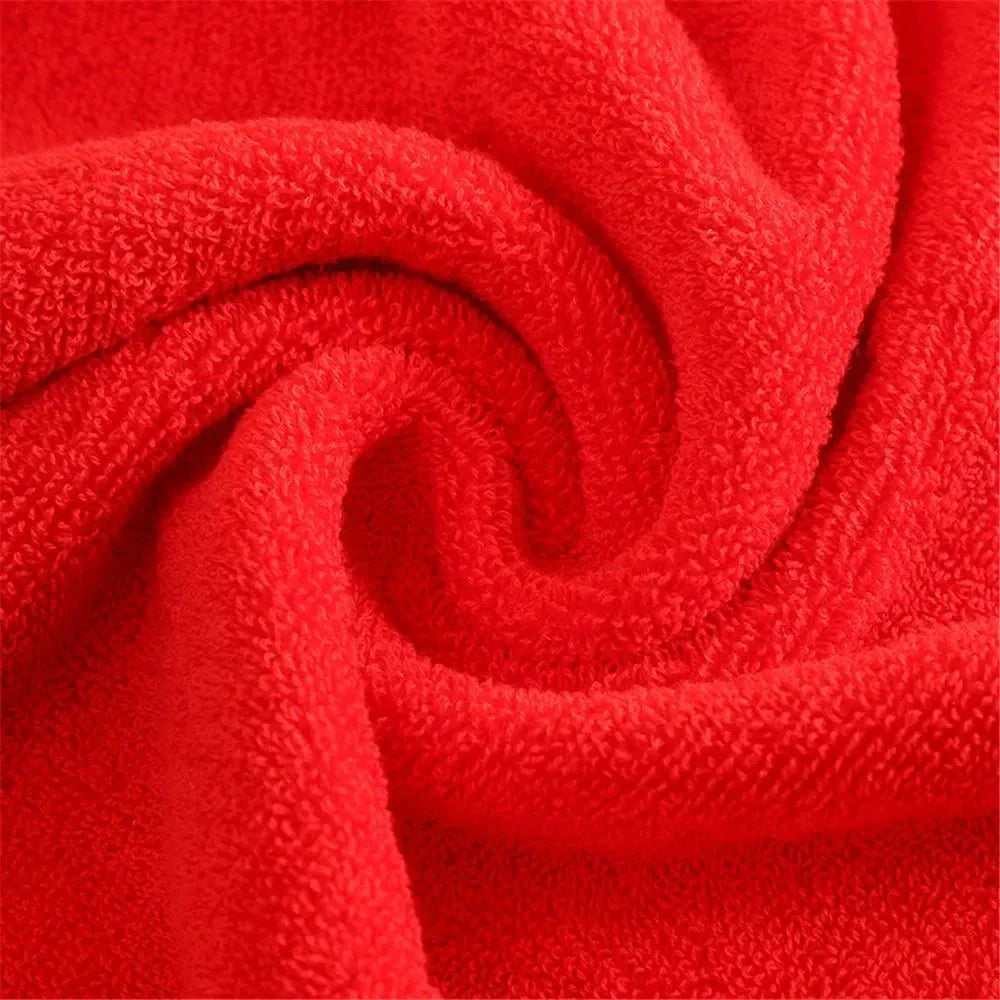 Embroidered Fleece Christmas Bath Towel