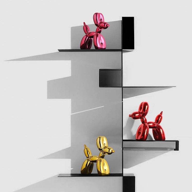 Metallic Balloon Dog Figurine