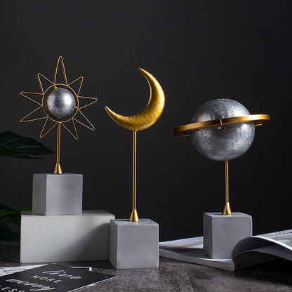 Planet Sun Moon Decor