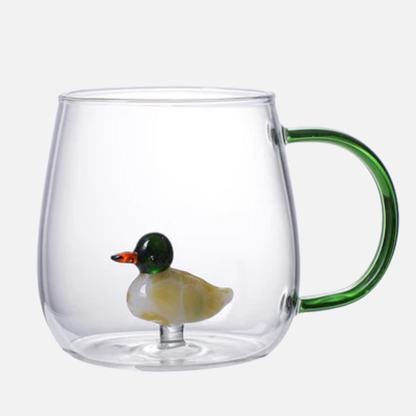 Farmland 3D Animal Glass Drinking Cups