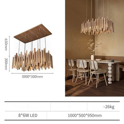 Blossom Wooden Ceiling Lamp