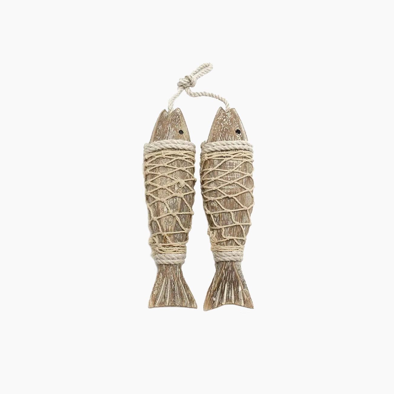 Mediterranean Wooden Hanging Fish