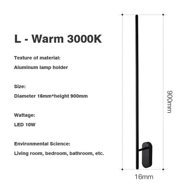 Fixed Ultra-thin Free Rotation 10W Wall Lamp