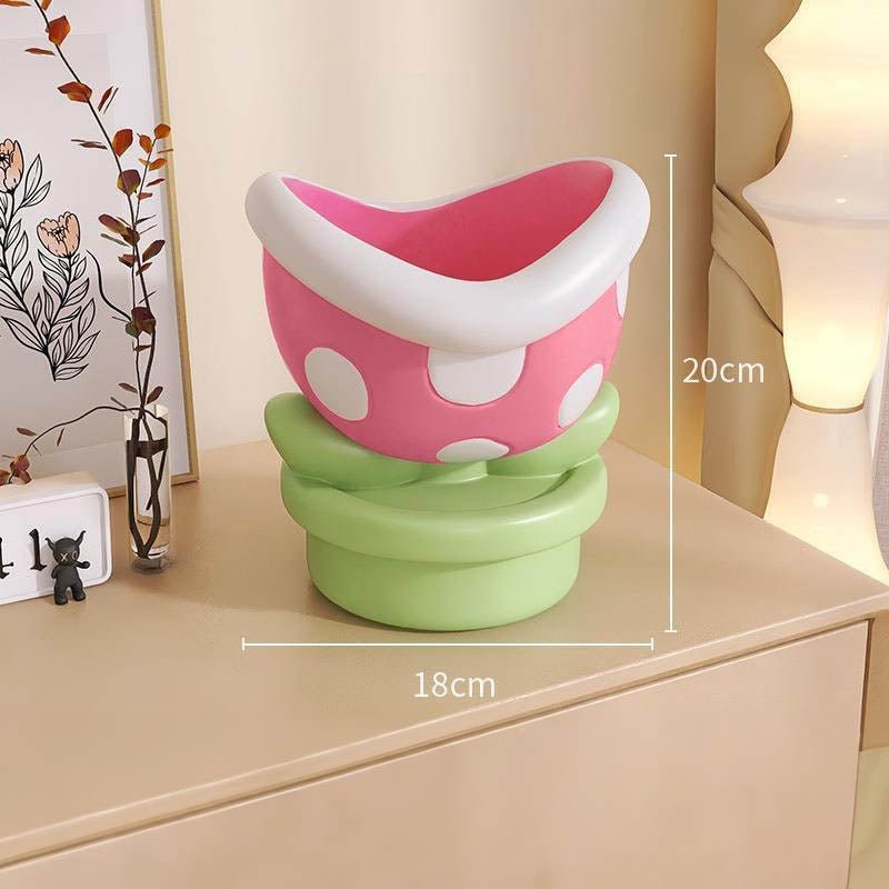 Flower Big Mouth Desktop Storage Organiser