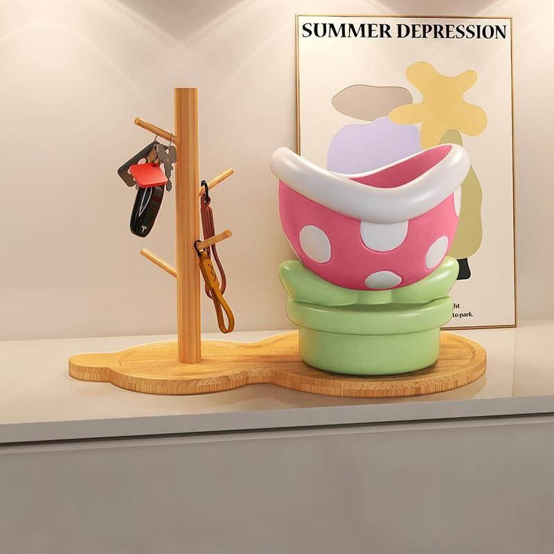 Flower Big Mouth Desktop Storage Organiser