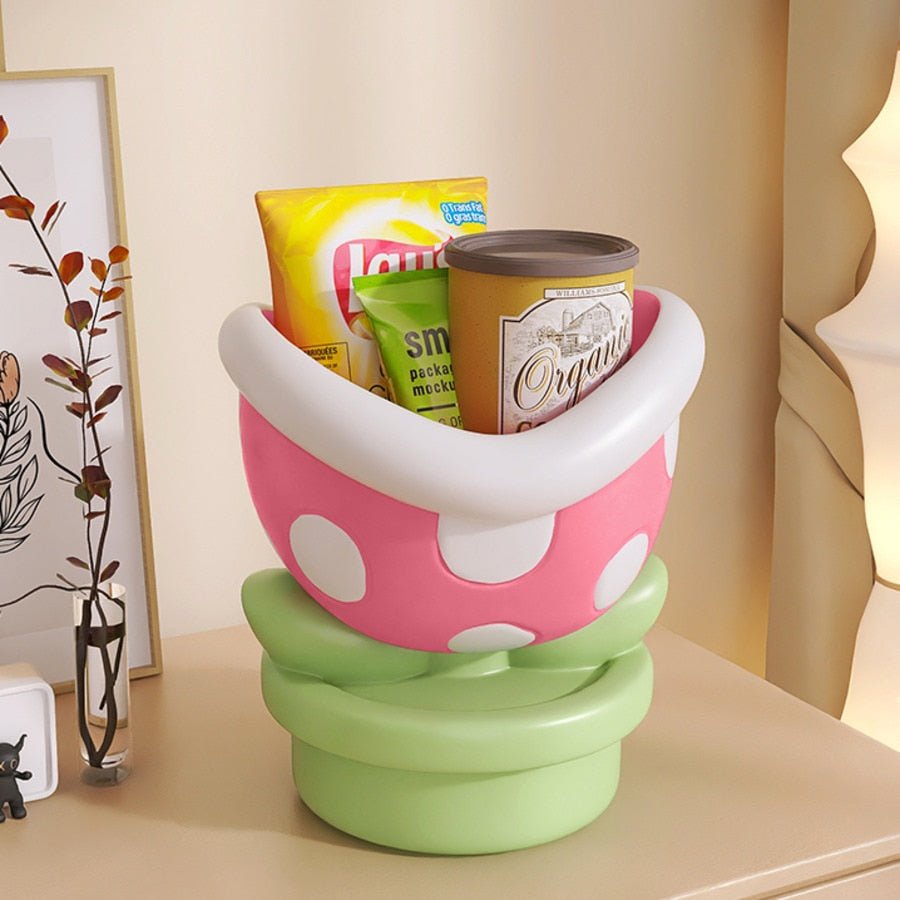 Flower Big Mouth Desktop Storage Organiser