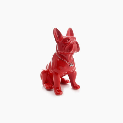 French Bulldog Statue - Charming Artistic Resin Decor for Home and Office