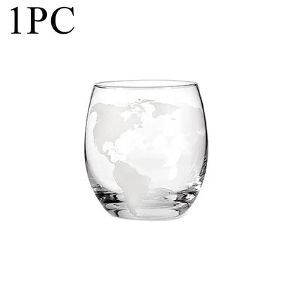 Globe Decanter & Whisky Glasses Set