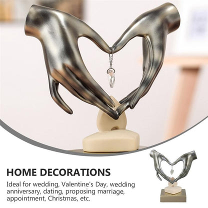 Hand Love Heart-Shaped Figurine