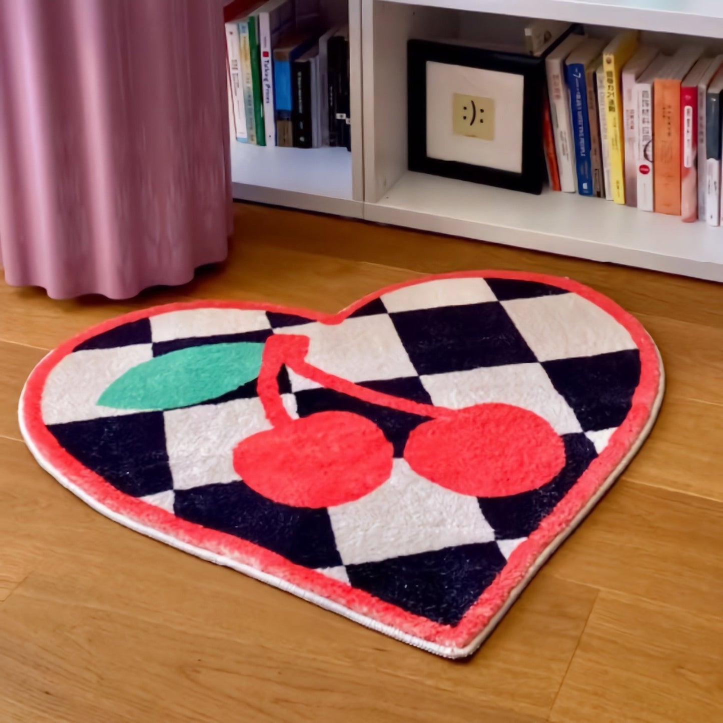 Heart Shaped Soft Fluffy Rug