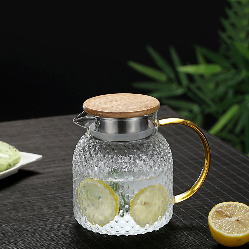 Heatproof Stippled Glass Jug