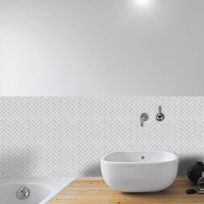 Herringbone Self Adhesive Tile Decals