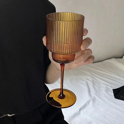 Eclipse Striped Wine Goblet