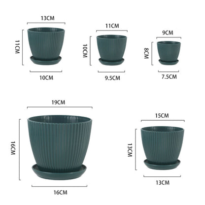 Home Garden Plant Pot With Tray