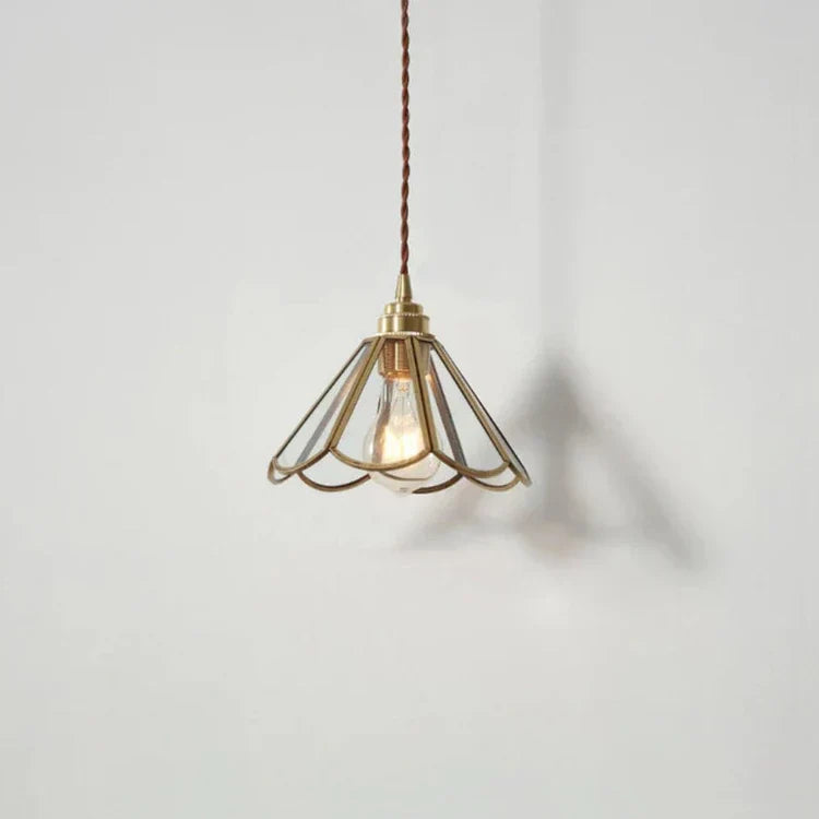 LustreVerre - Brass Hanging Lamp