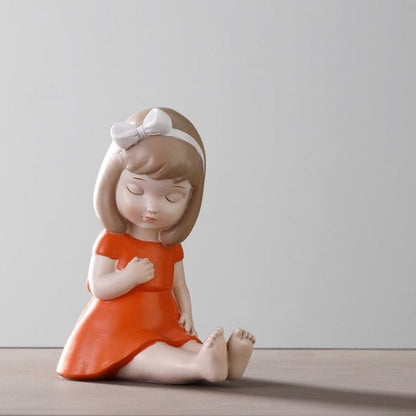 Little Girl Decorative Figurines