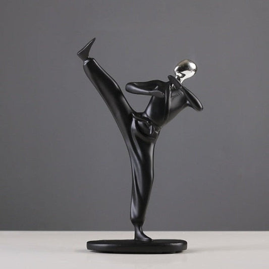 Modern Handcrafted Sports Figurines – Elegant Resin Sculptures for Home & Office Decor