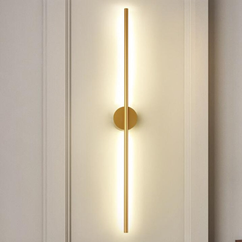 Golden Tube Wall light