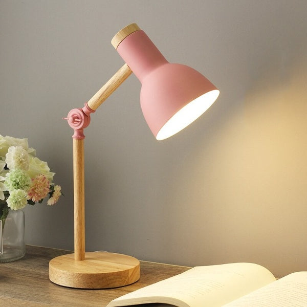 Nordic Wooden Desk Lamp