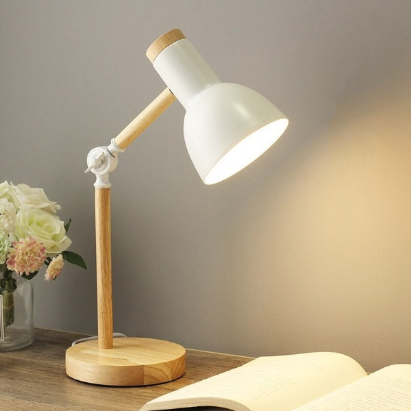 Nordic Wooden Desk Lamp