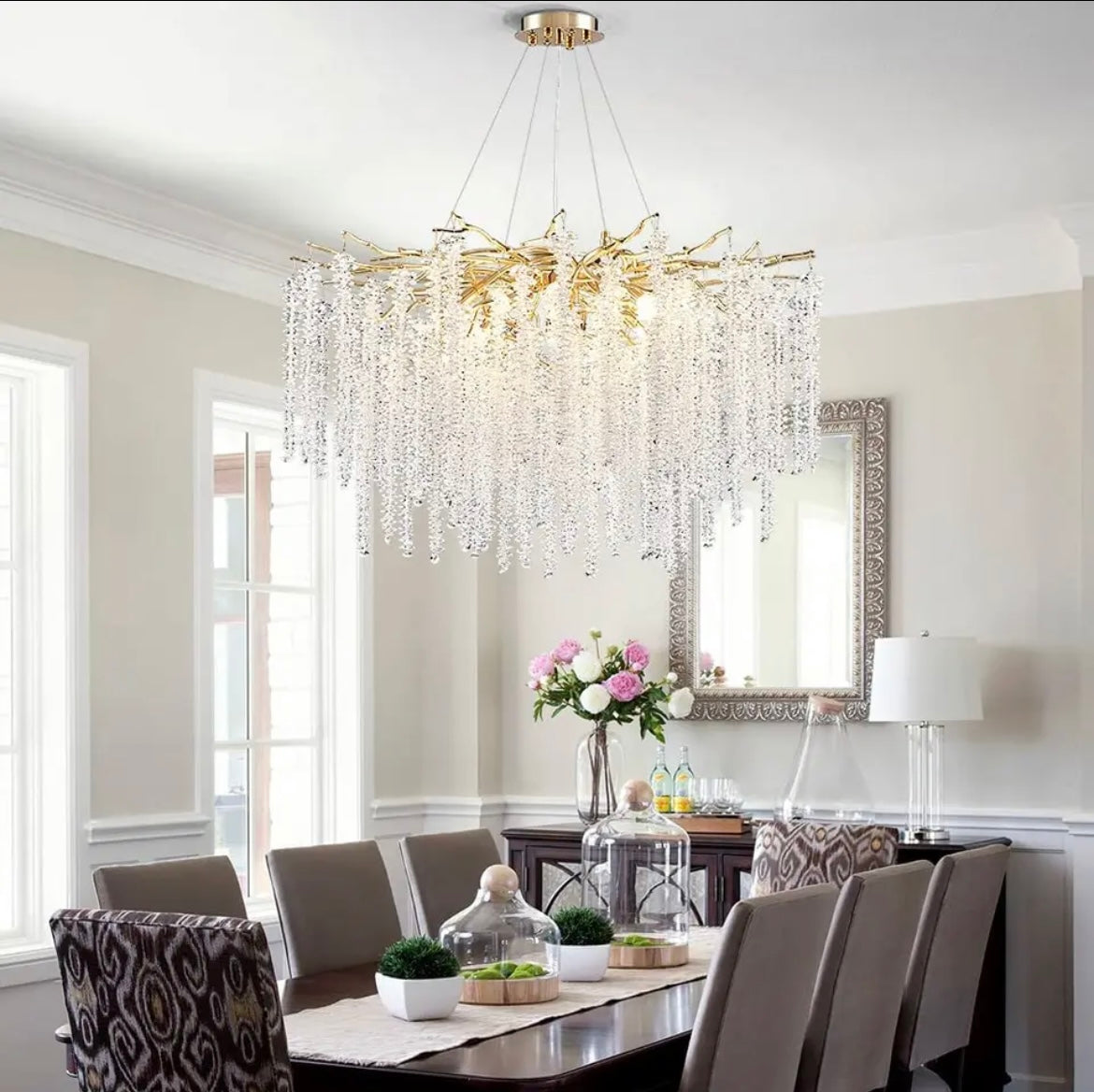 Crystal Tree Branch Chandelier