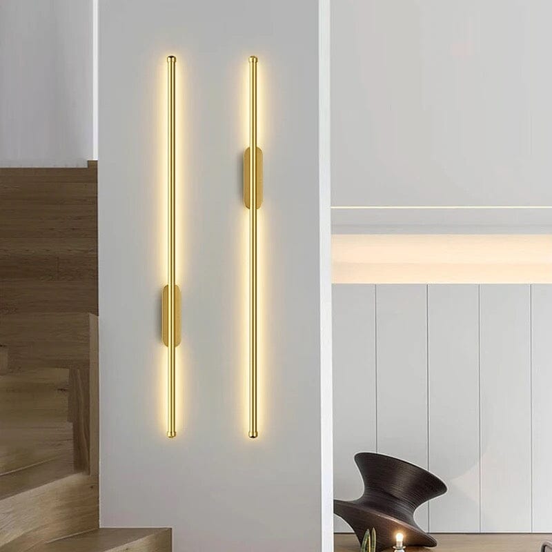 Golden Tube Wall light