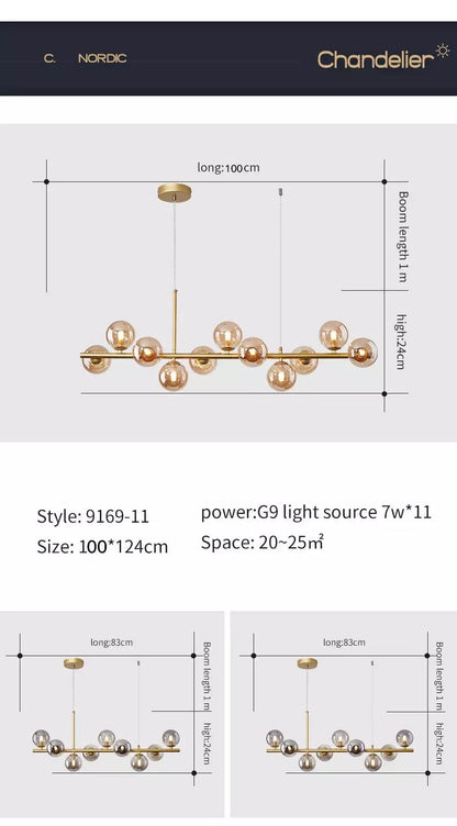 Customisable Visage chandelier