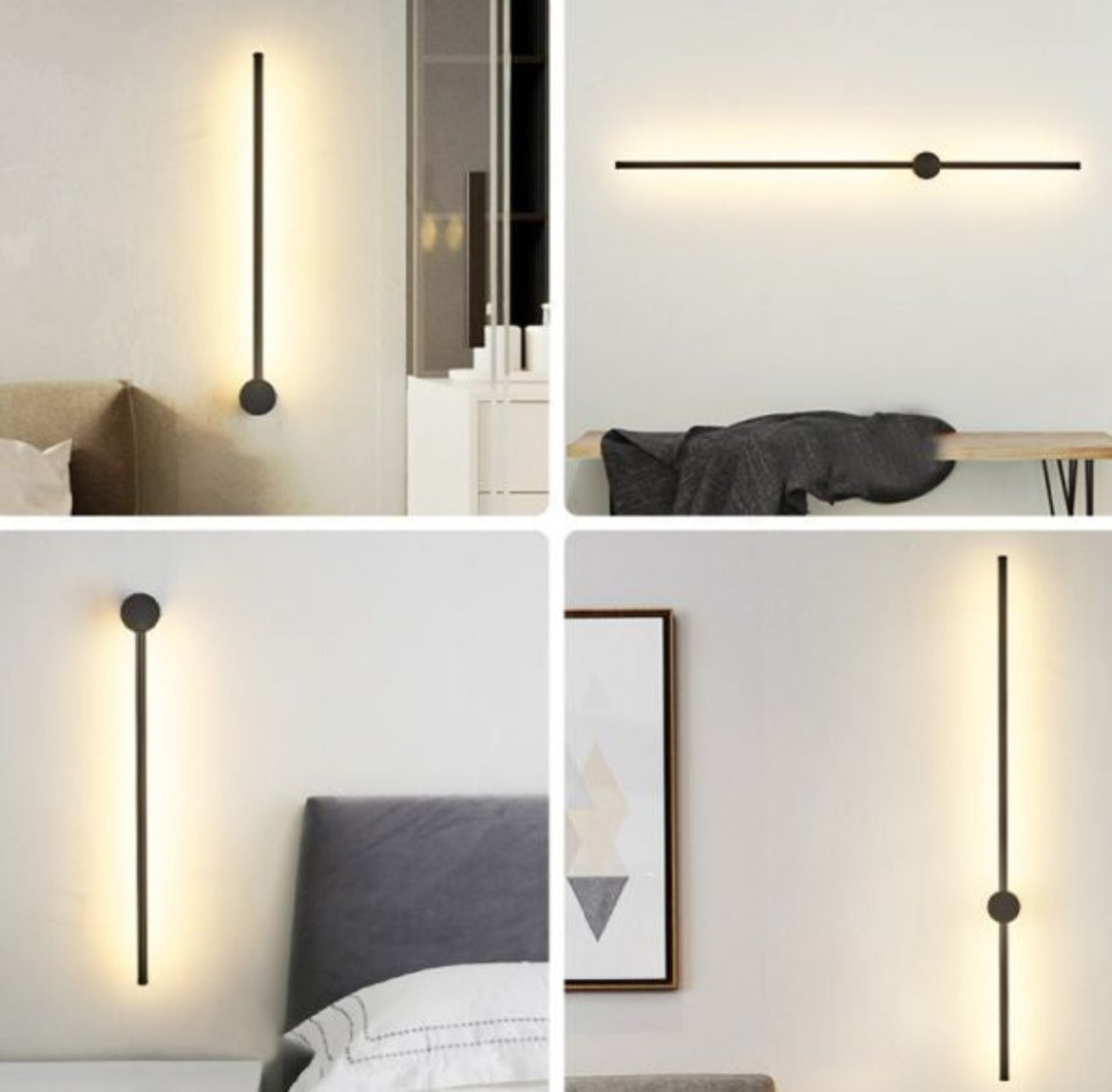 Modern Minimalist Style Linear Wall Light Fixture lamp