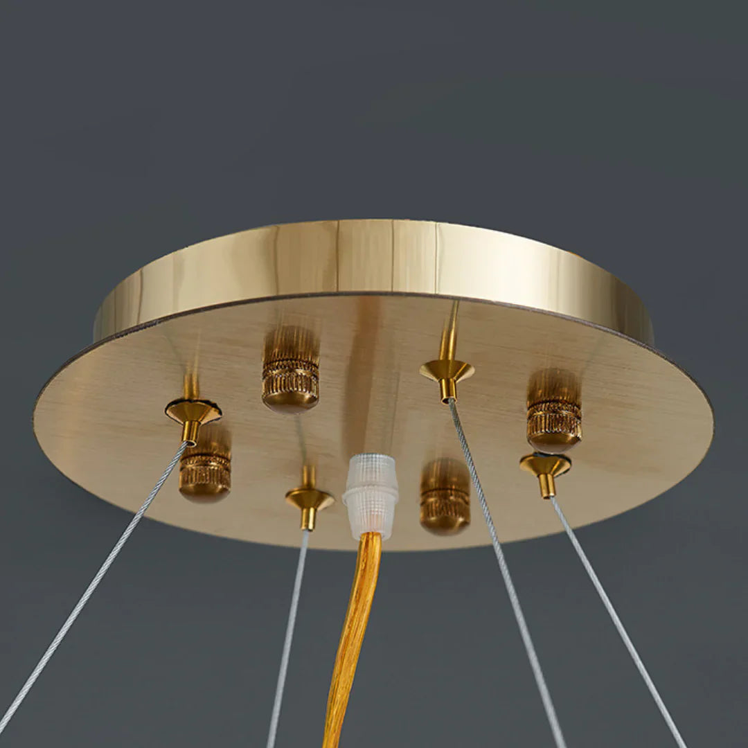 The Gold Nest Chandelier