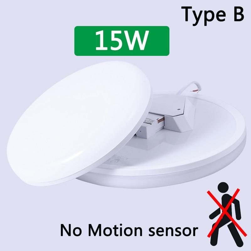 Industrial Minimal LED Ceiling Lights with Optional Motion Sensor